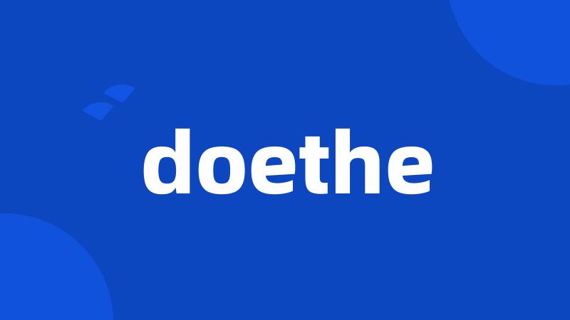 doethe