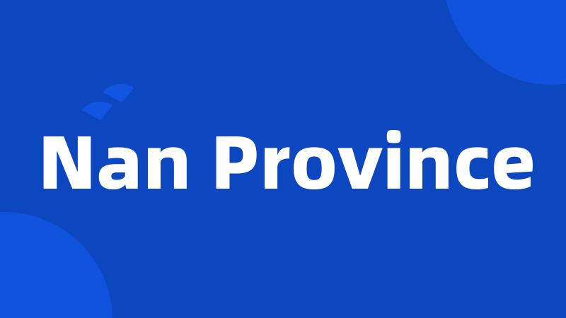 Nan Province