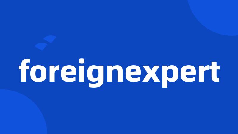 foreignexpert