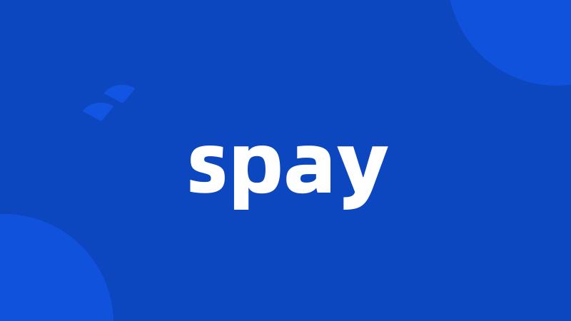 spay