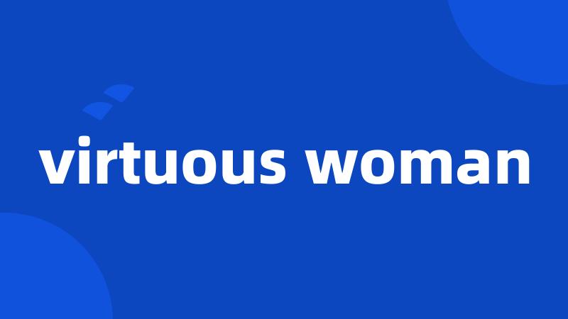 virtuous woman