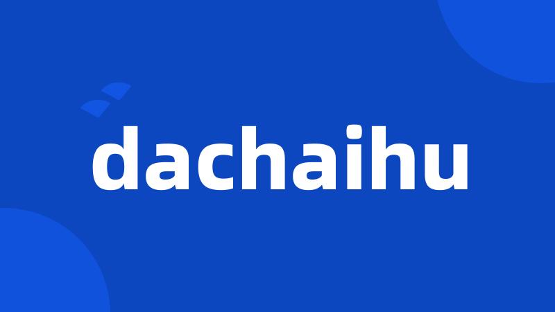 dachaihu