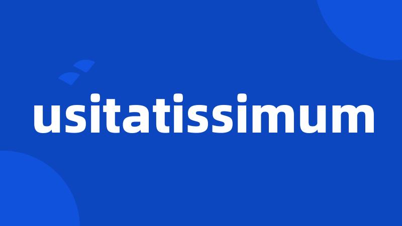 usitatissimum