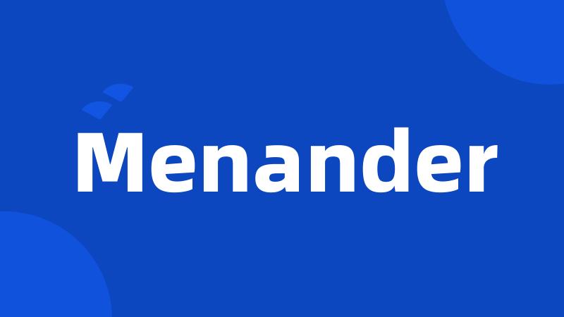 Menander