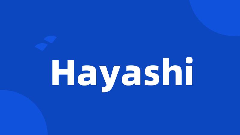 Hayashi