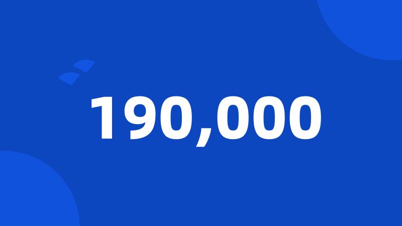 190,000
