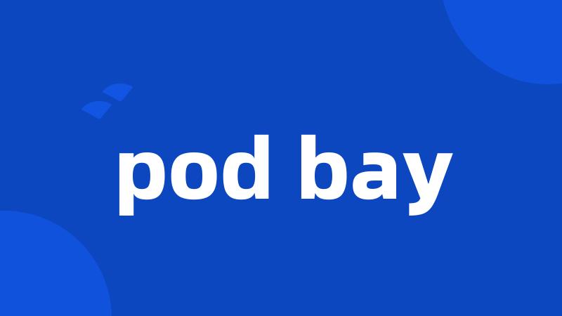 pod bay