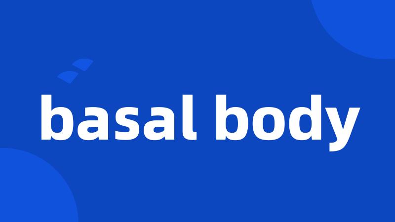 basal body