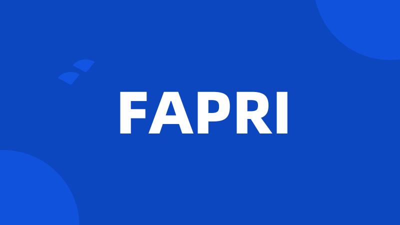 FAPRI