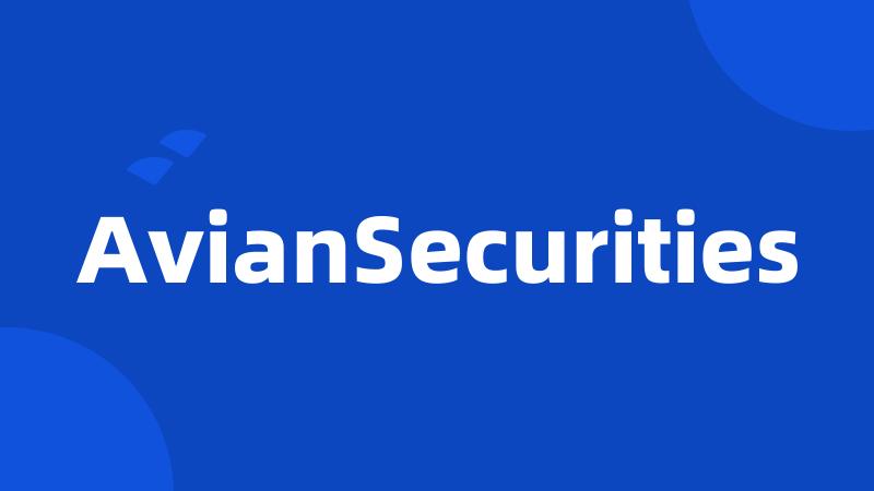 AvianSecurities