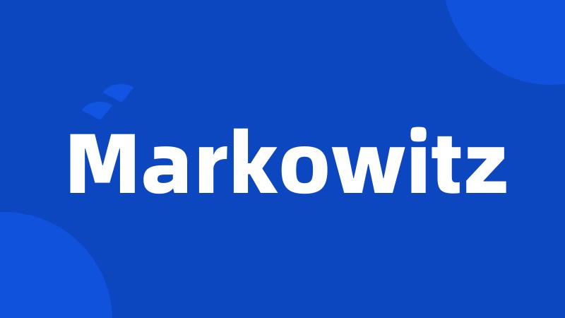 Markowitz