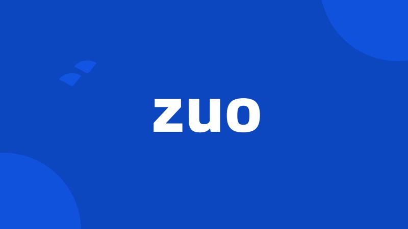 zuo