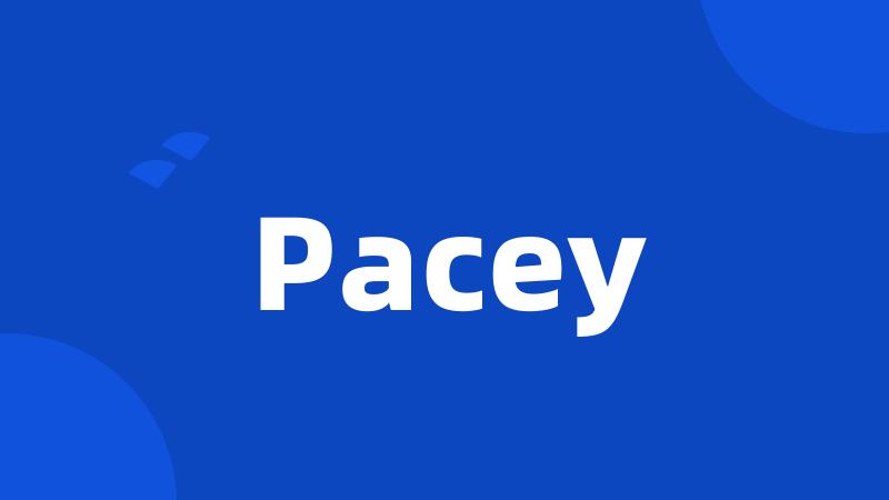 Pacey