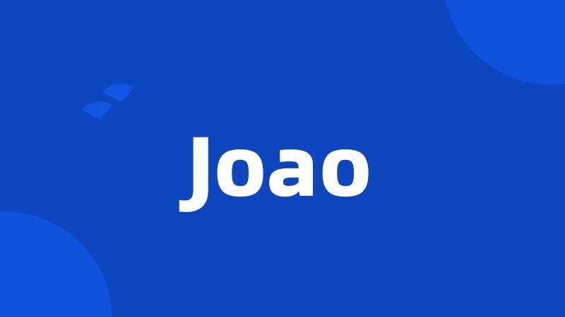 Joao