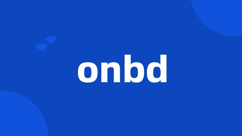 onbd