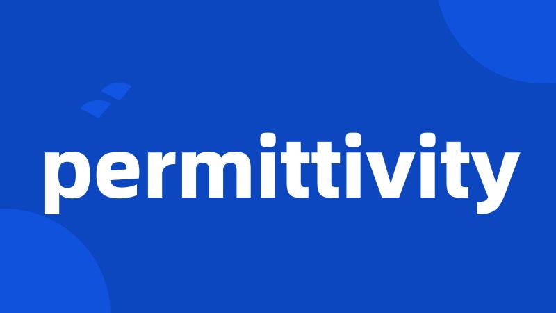 permittivity