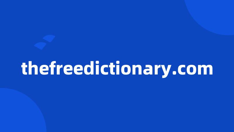 thefreedictionary.com