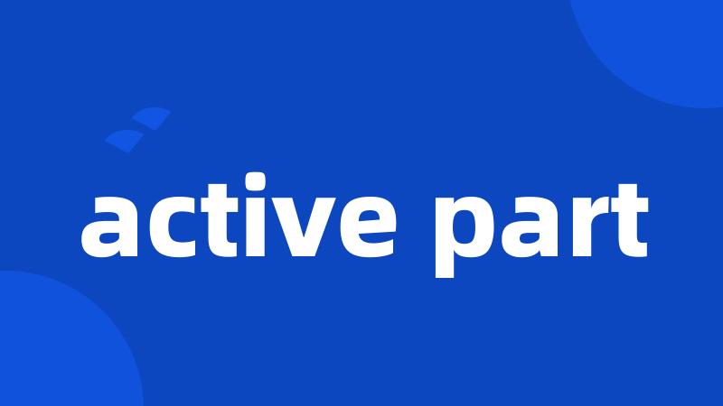 active part