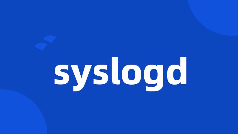 syslogd