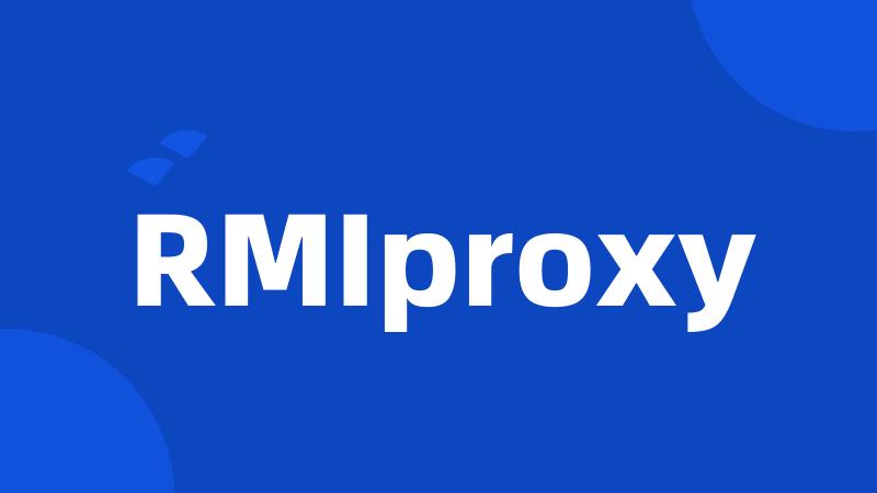 RMIproxy