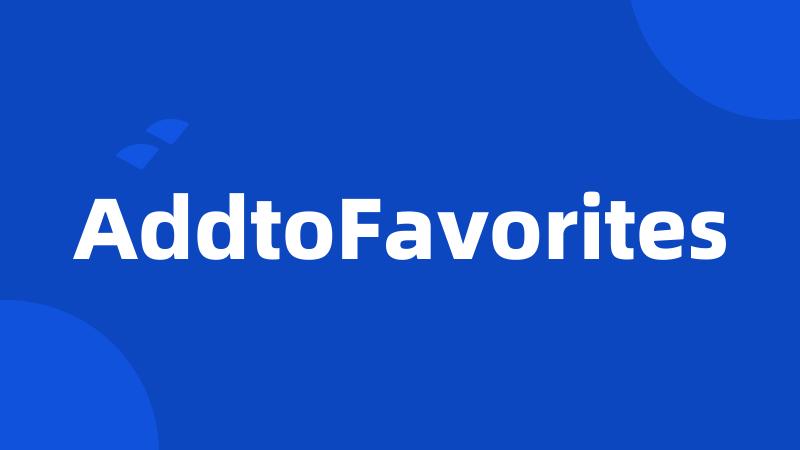 AddtoFavorites