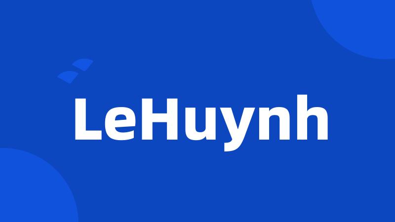 LeHuynh