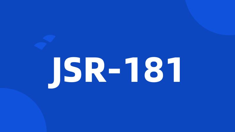 JSR-181