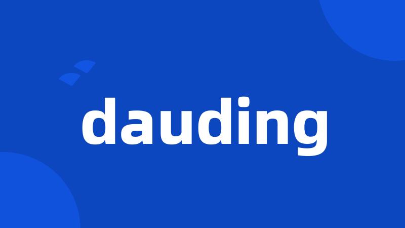 dauding