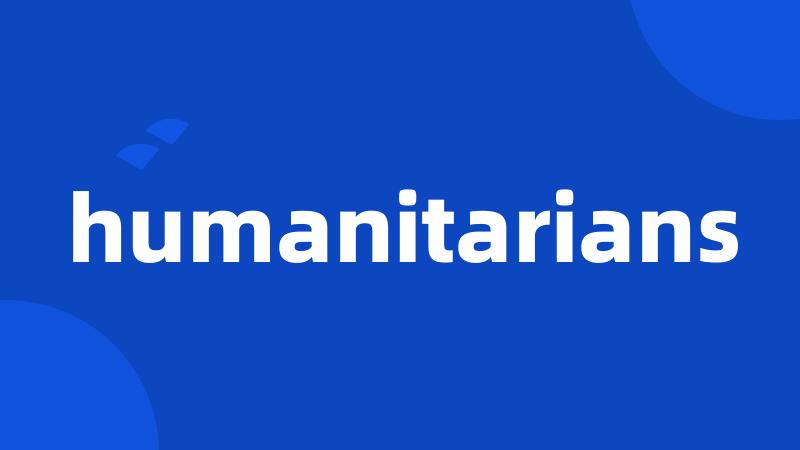 humanitarians