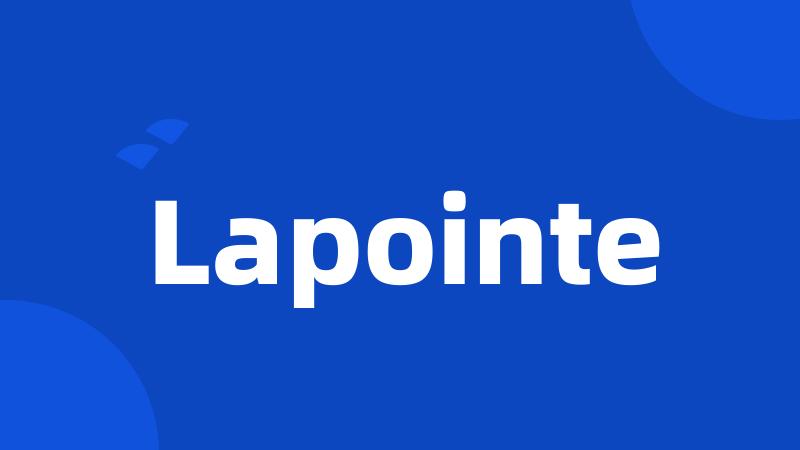 Lapointe