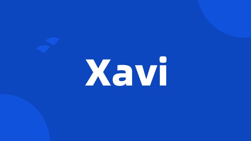 Xavi