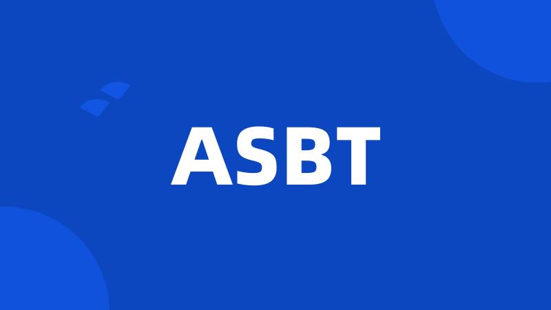 ASBT