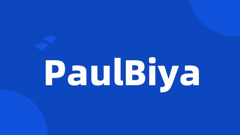 PaulBiya