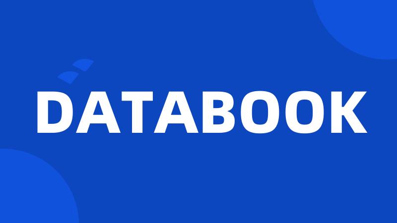 DATABOOK