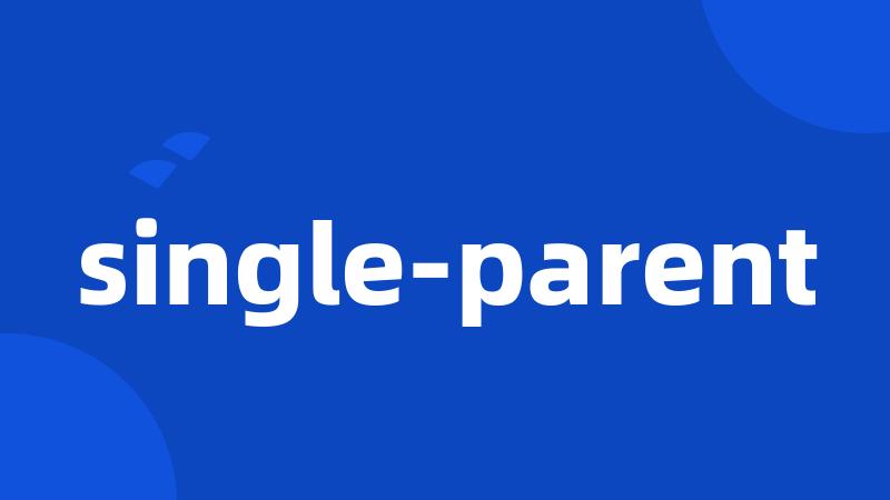 single-parent