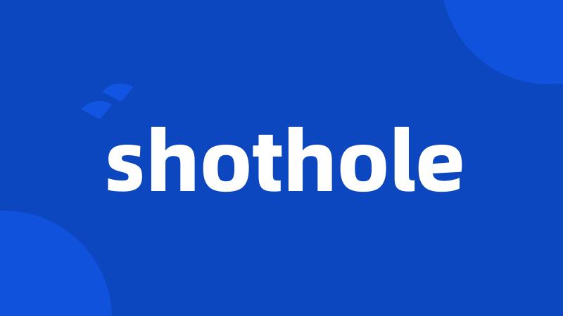 shothole