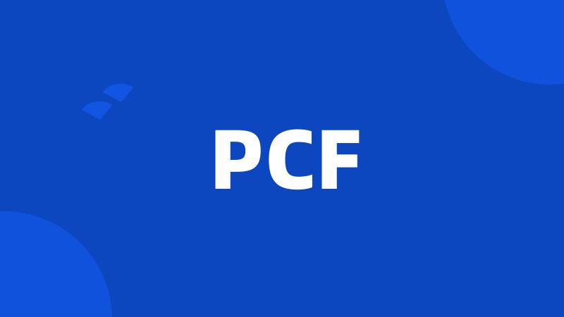 PCF