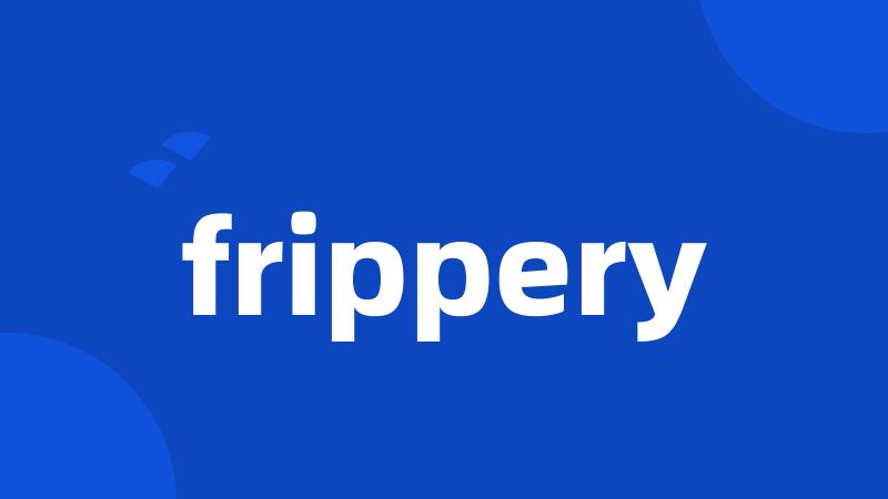 frippery