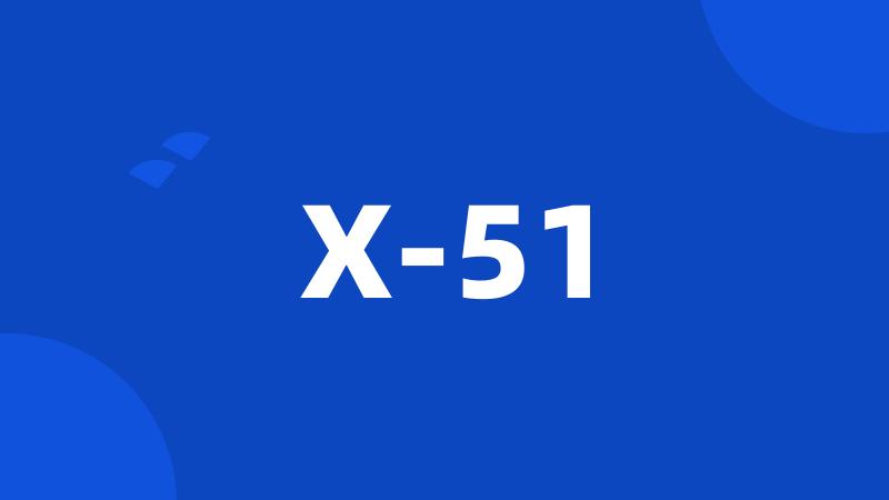 X-51