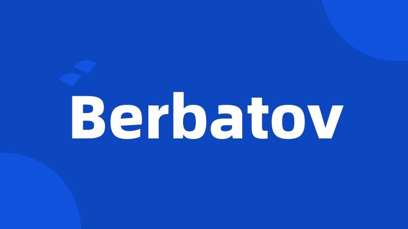 Berbatov