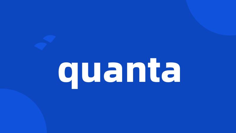 quanta