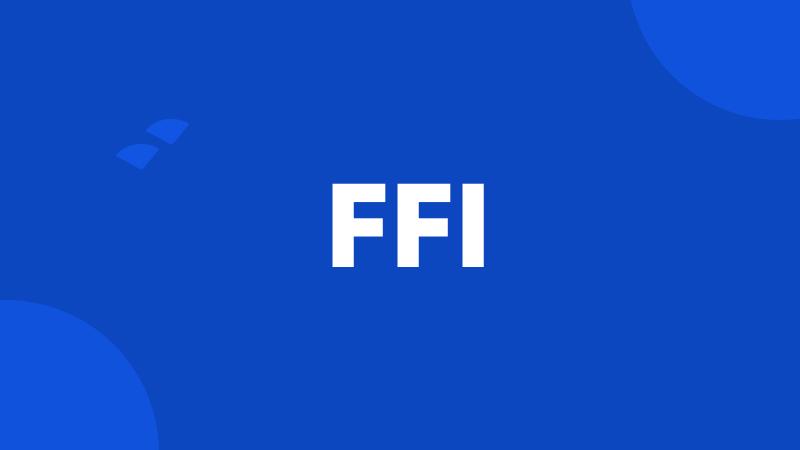 FFI