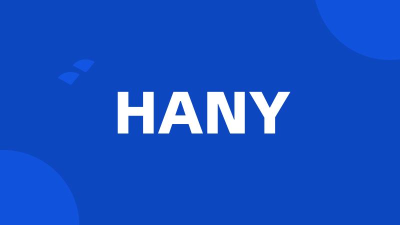 HANY