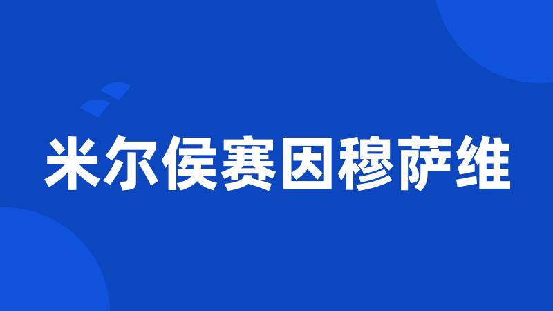 米尔侯赛因穆萨维