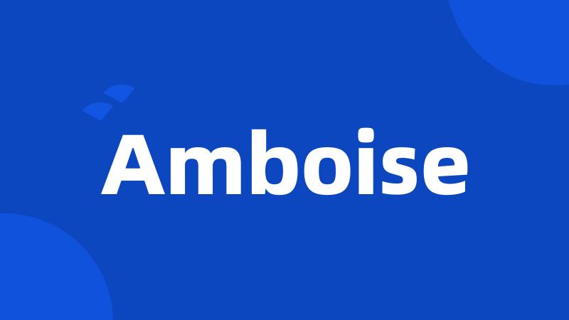 Amboise