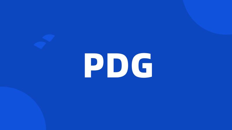 PDG