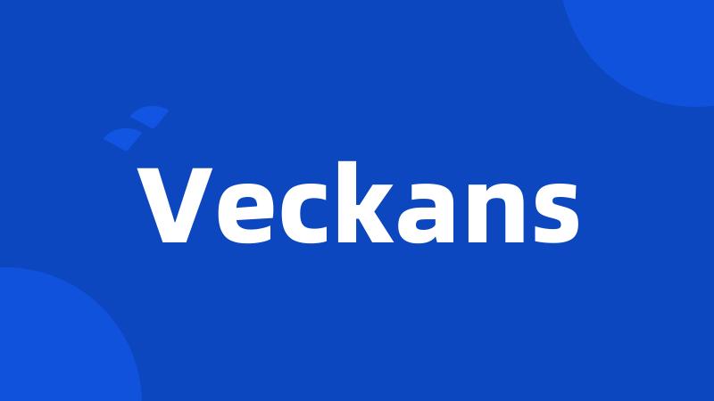 Veckans