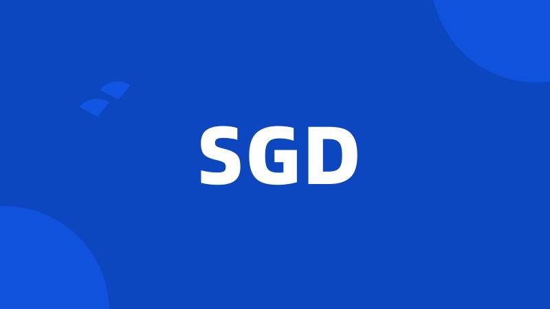 SGD