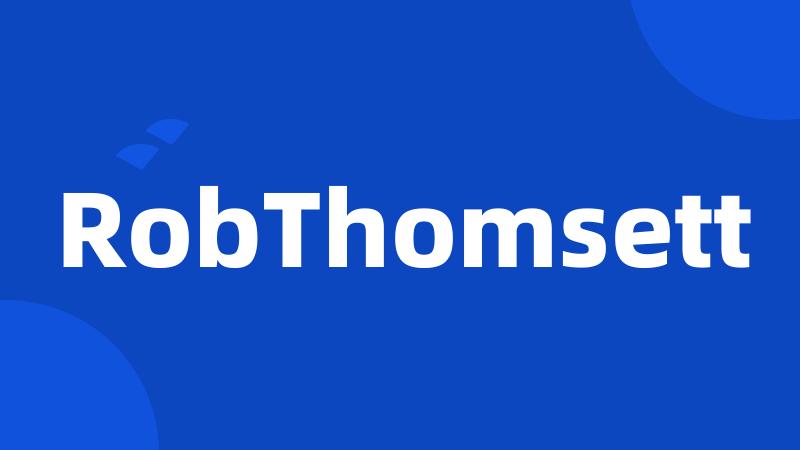 RobThomsett