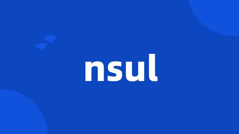 nsul